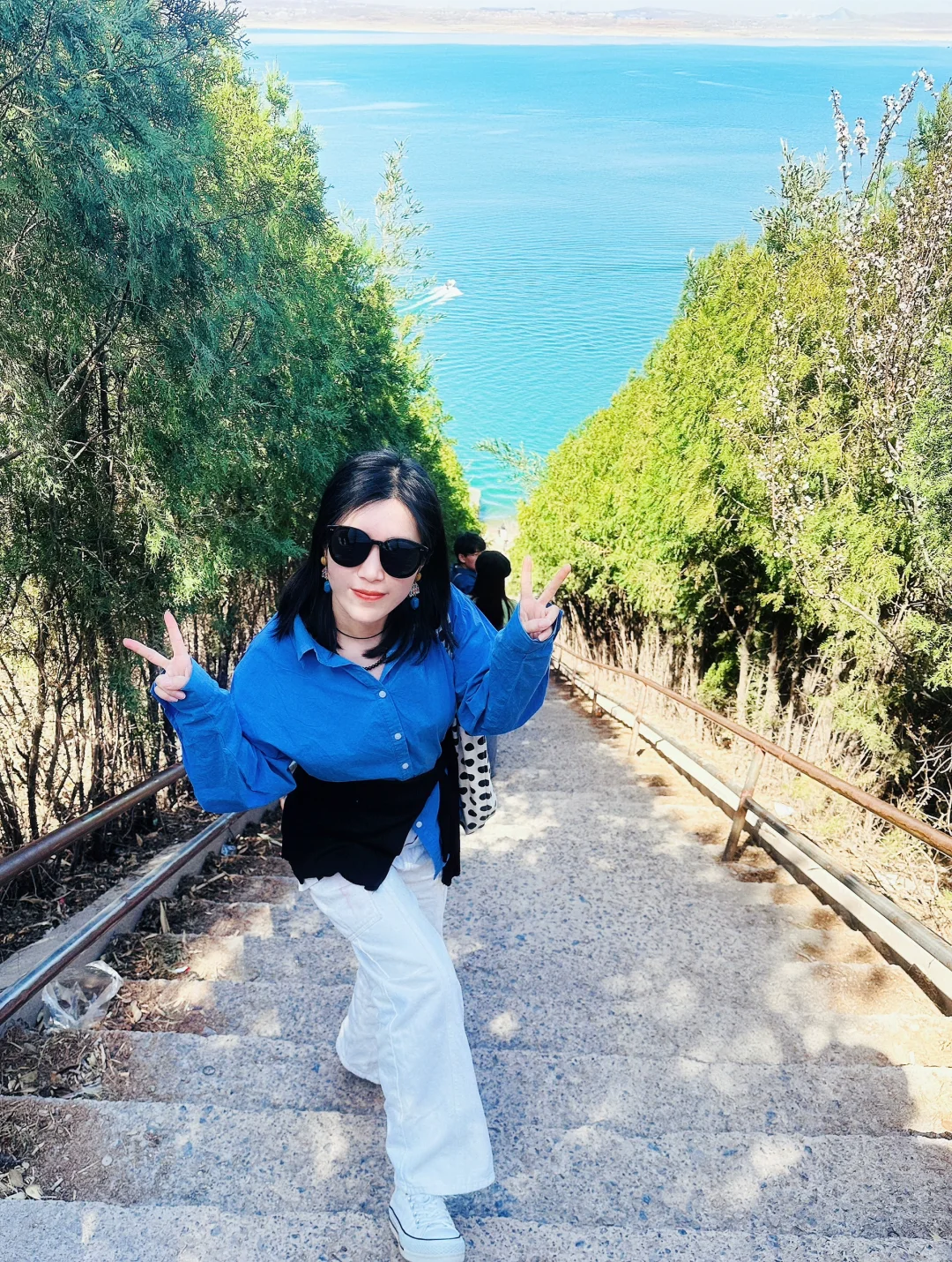 小红书跟风最成功的一次‼️打卡邯郸大海💙🩵