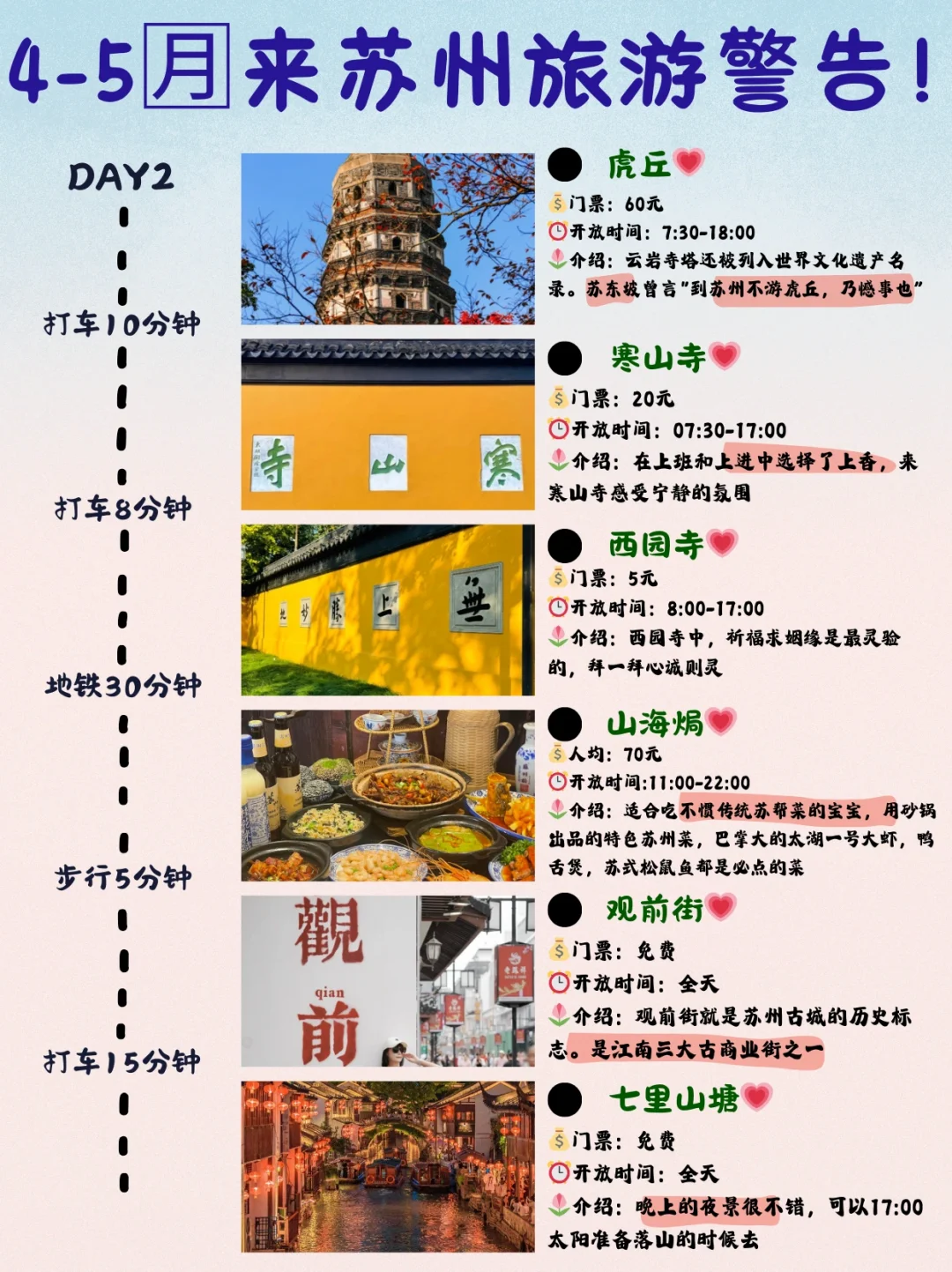 4-5🈷来苏州旅游警告！一定要听劝😱