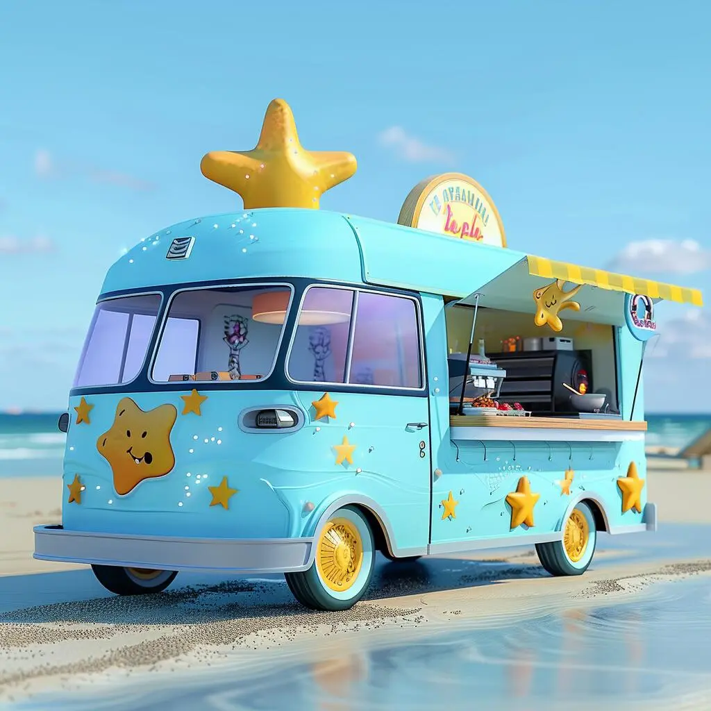 ✨家人们谁懂啊！超梦幻的网红餐车来啦～