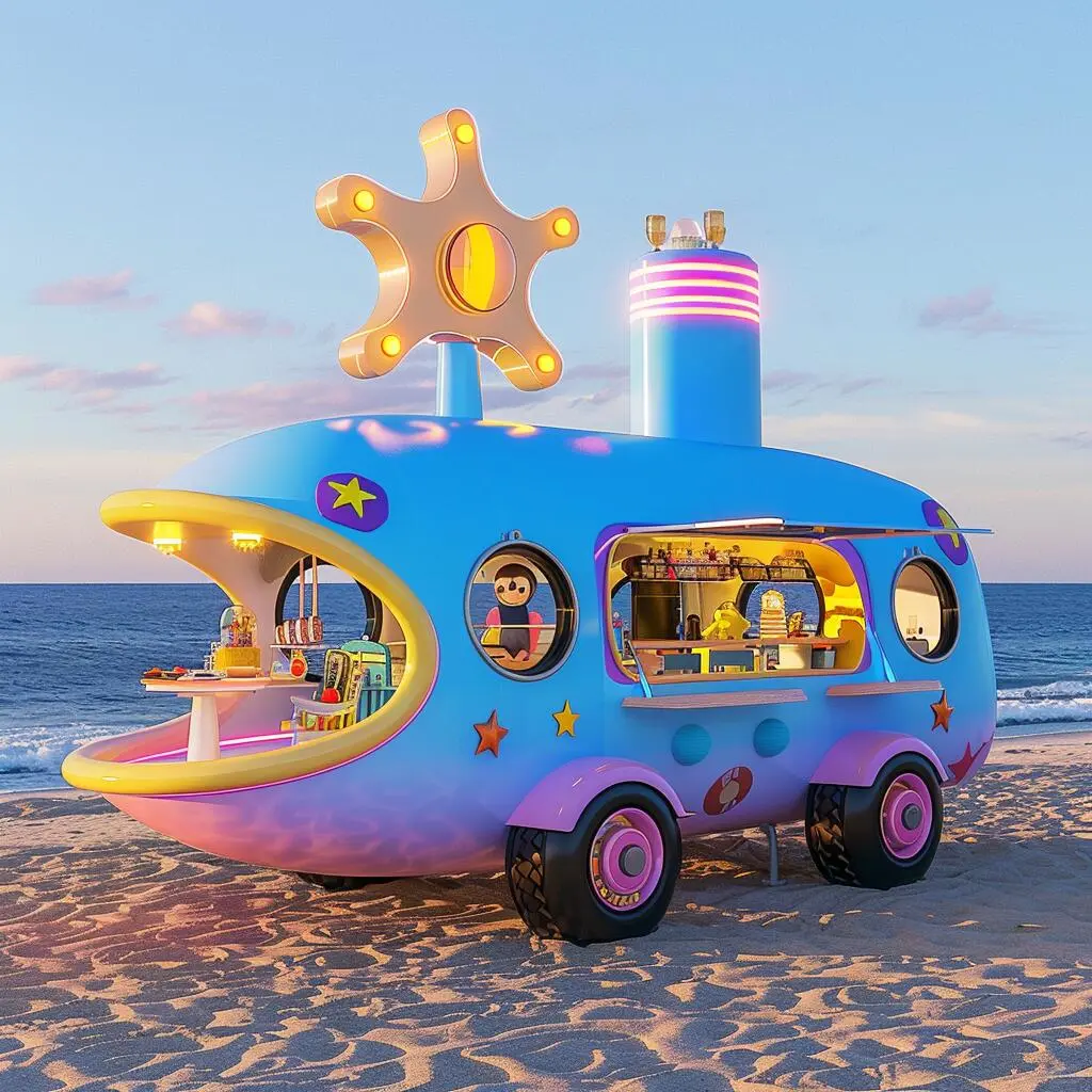 ✨家人们谁懂啊！超梦幻的网红餐车来啦～