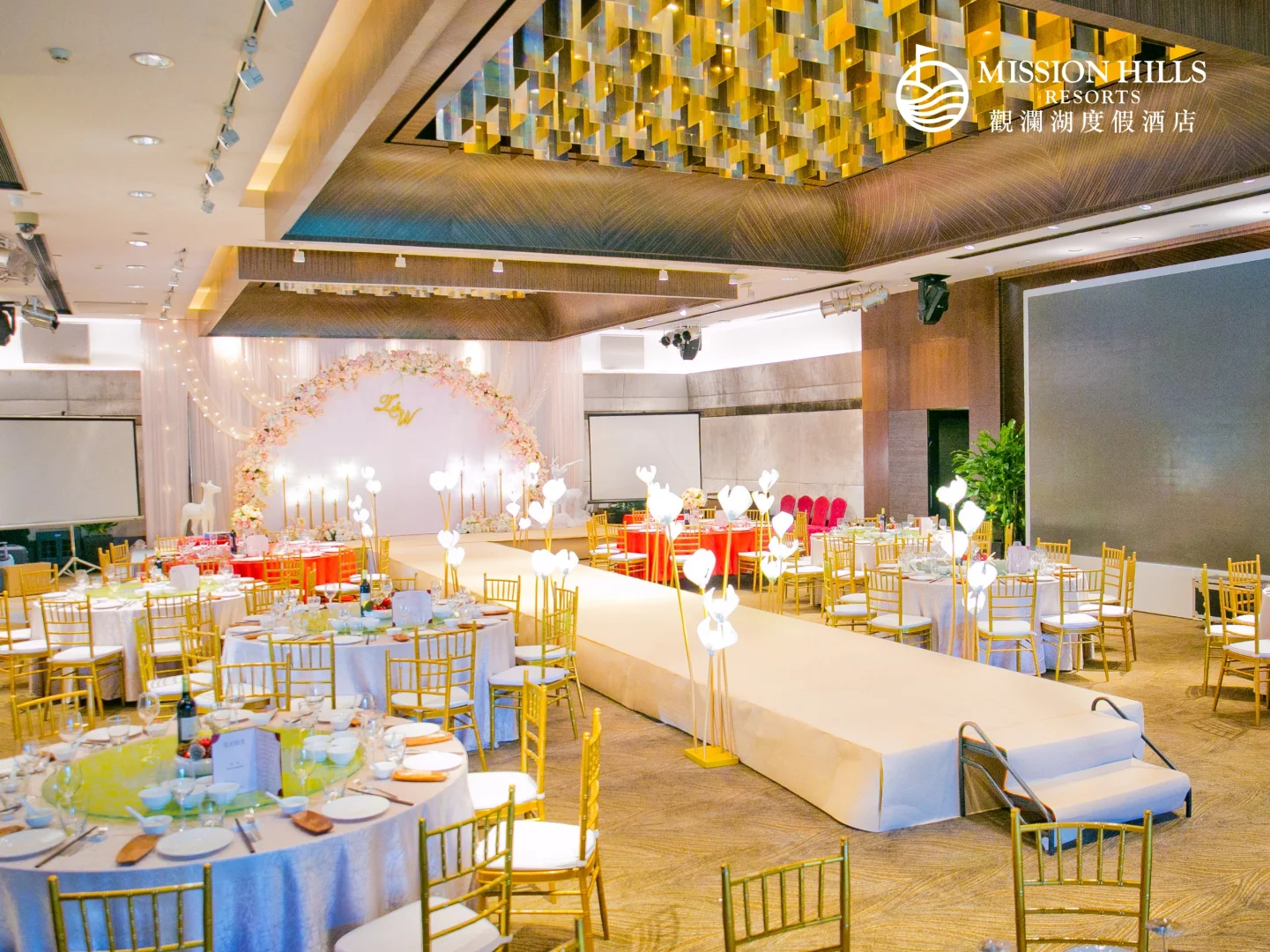 婚礼场地标杆 | 观澜湖度假酒店让浪漫升级