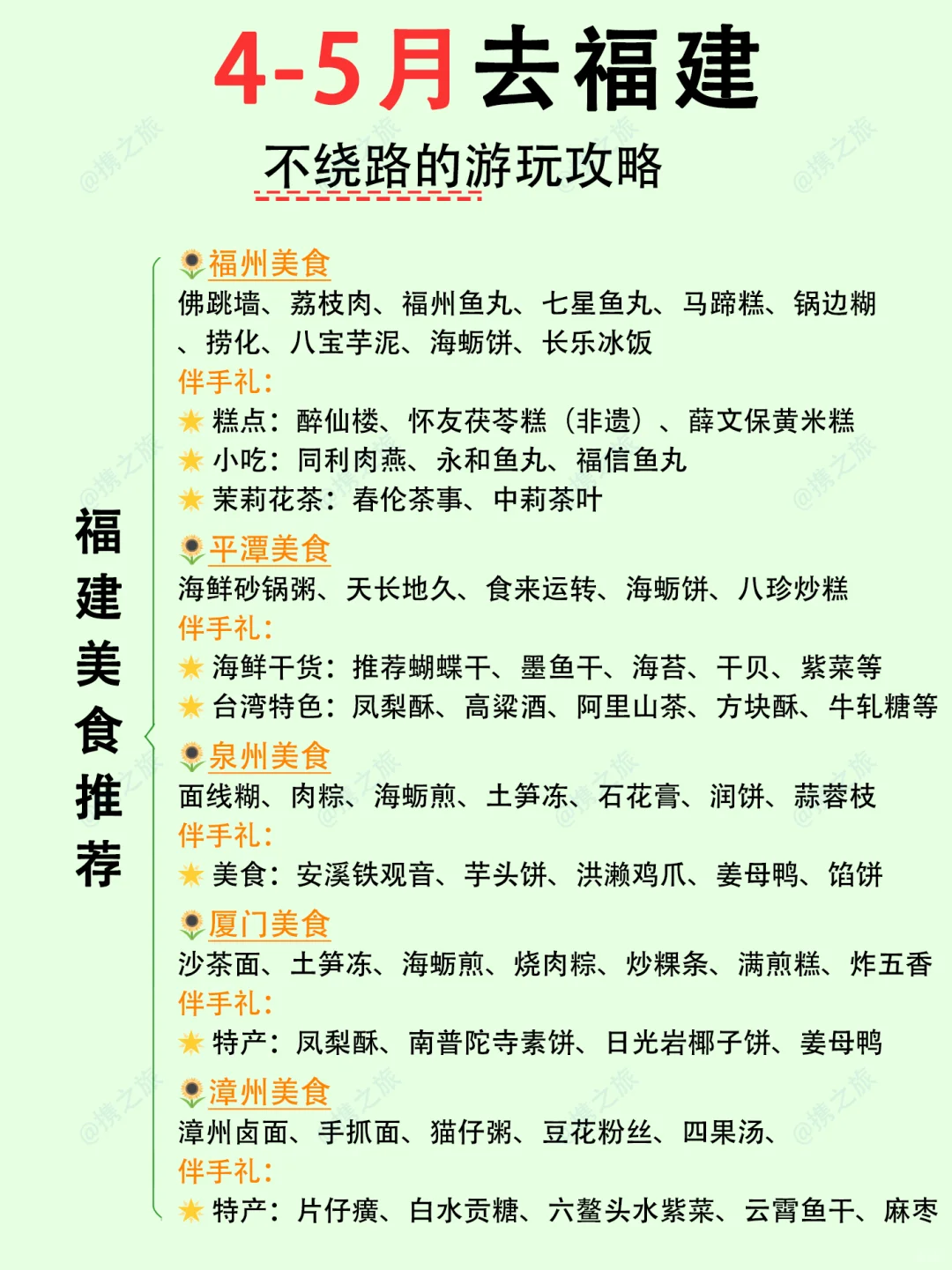 4-5月去福建旅游❤️不绕路的旅游攻略