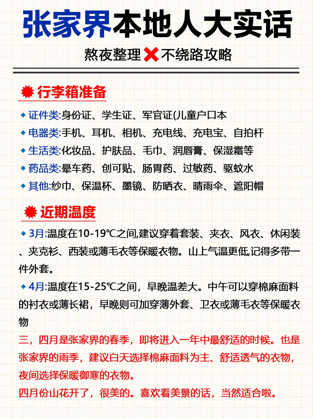 张家界景区分布图！