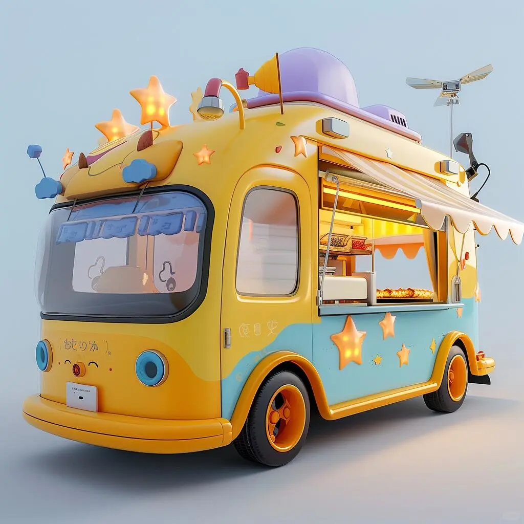 ✨家人们谁懂啊！超梦幻的网红餐车来啦～