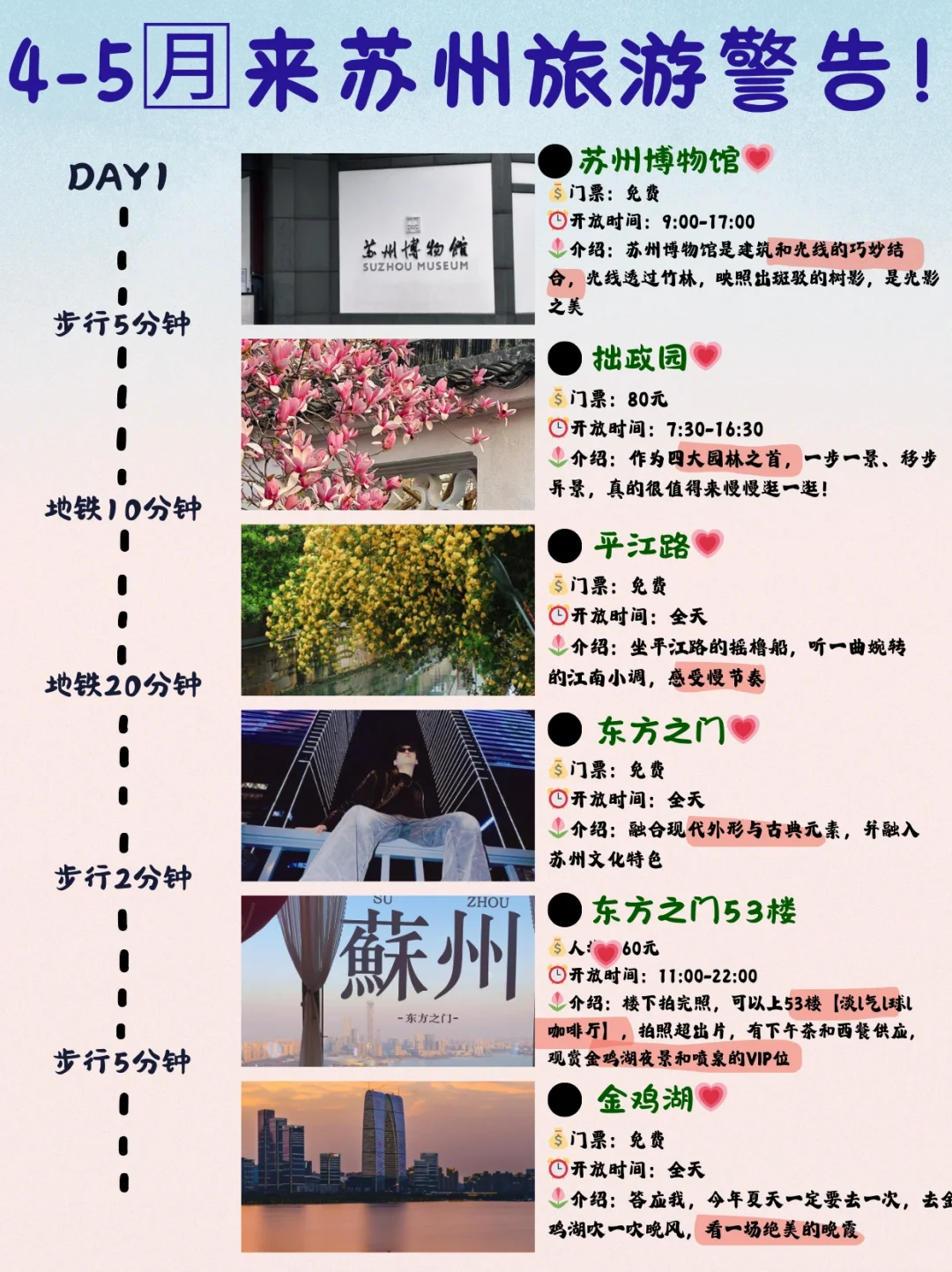 4-5🈷来苏州旅游警告！一定要听劝😱