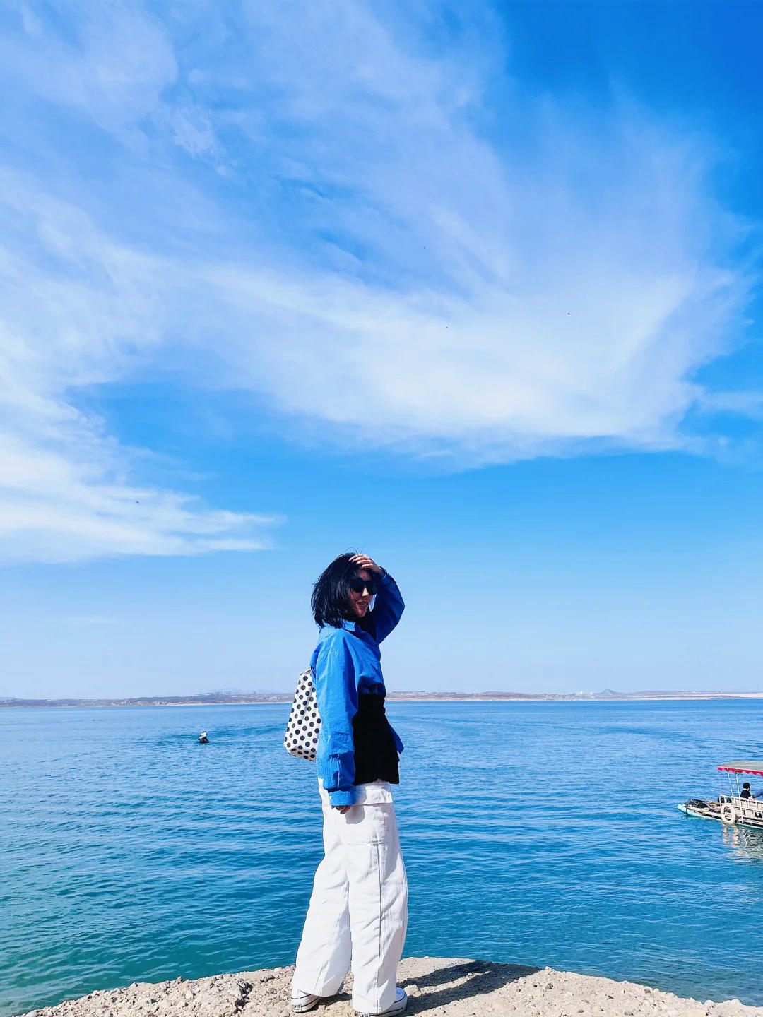 小红书跟风最成功的一次‼️打卡邯郸大海💙🩵