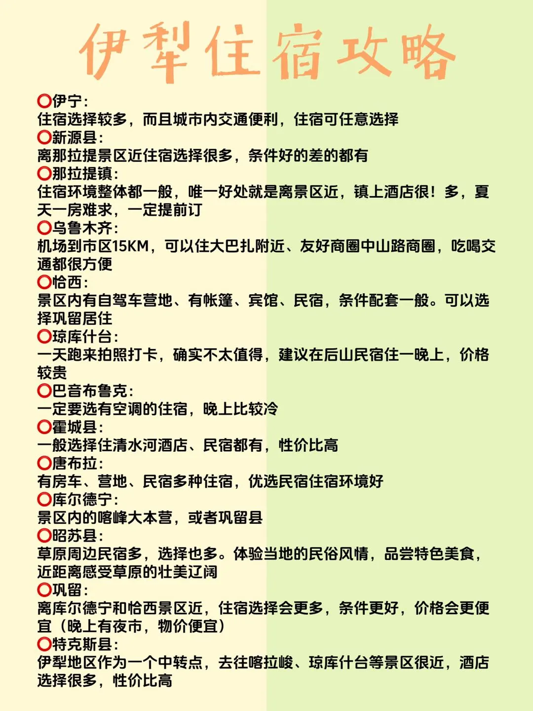 北疆旅游环线全攻略❓看看这篇就够了😭