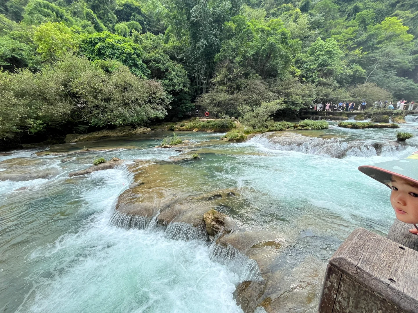 大暴雨后的小七孔 阴天实拍无滤镜 实况的美