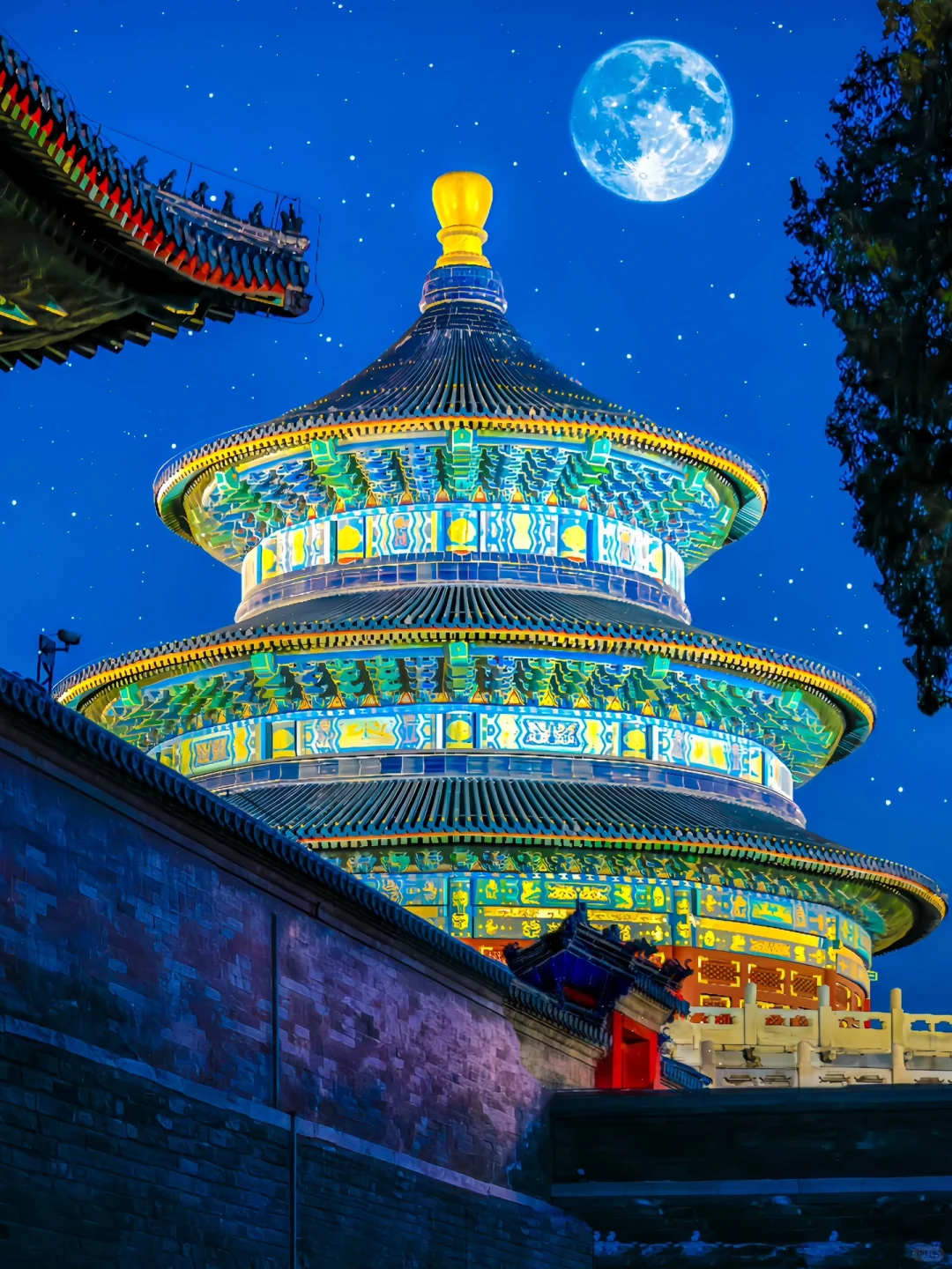 在北京，一定一定要看一次天坛夜景！！！