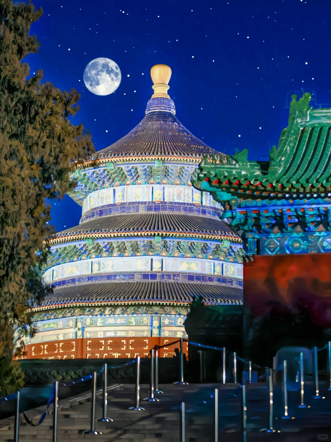 在北京，一定一定要看一次天坛夜景！！！