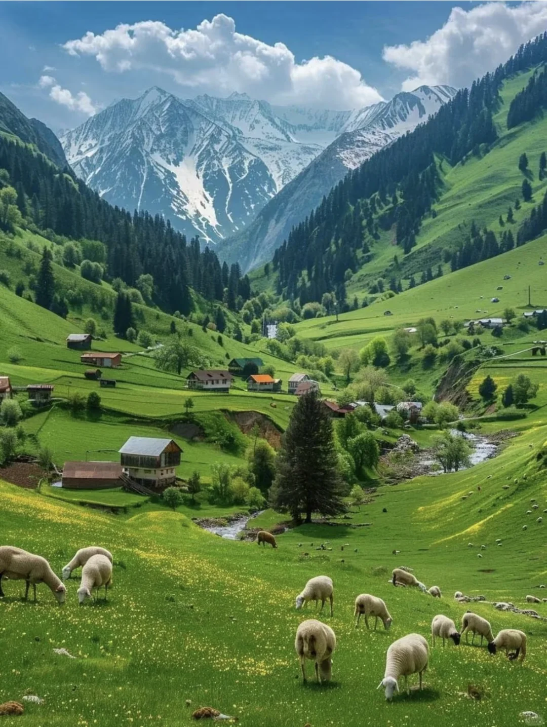 💬“新疆的辽阔，是连风都自由的地方。”