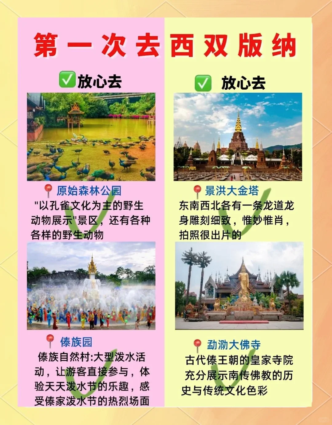 西双版纳旅游攻略：必去景点和美食推荐