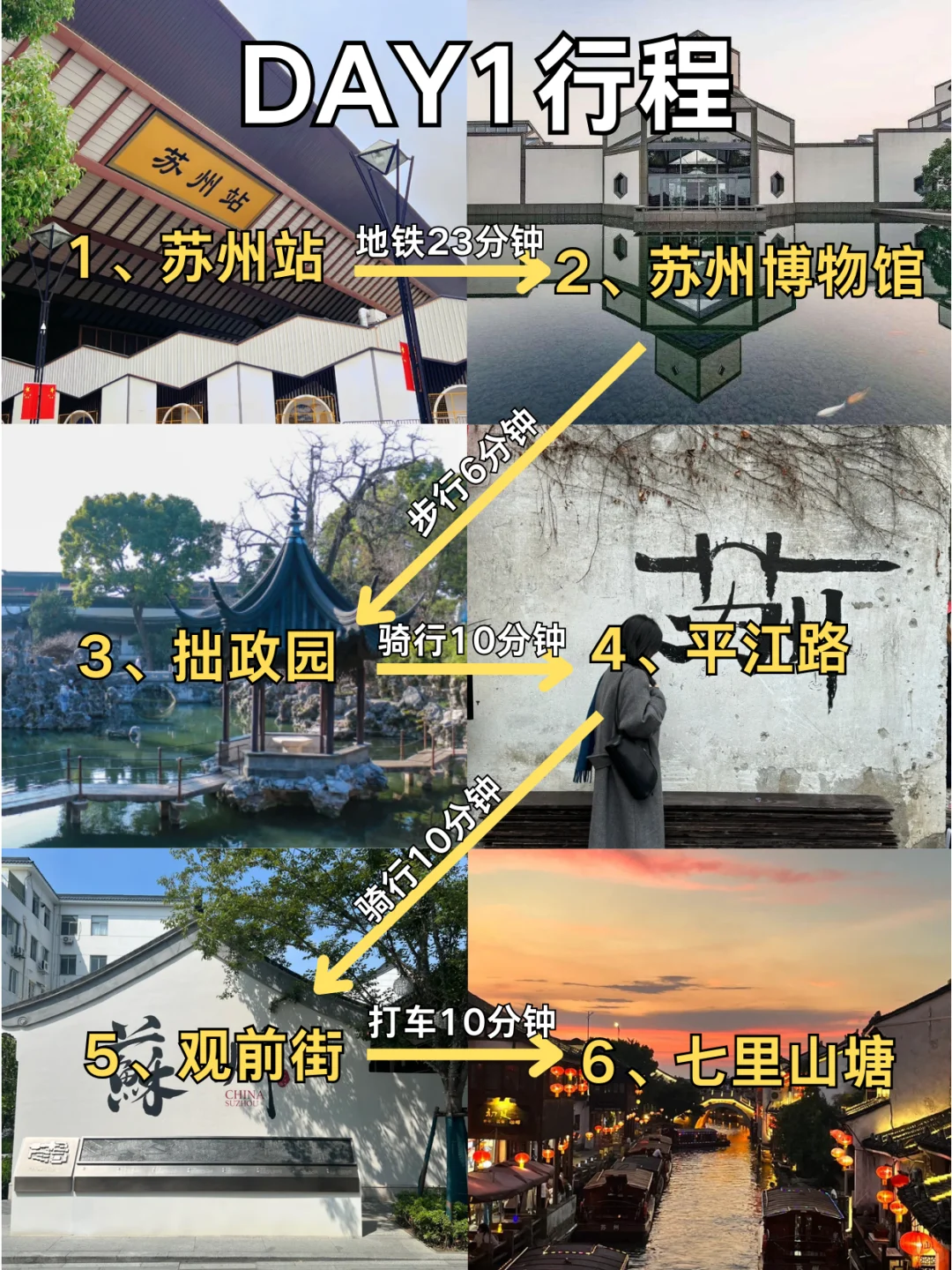 苏州旅游|逛完这9️⃣大景点就行|附攻略