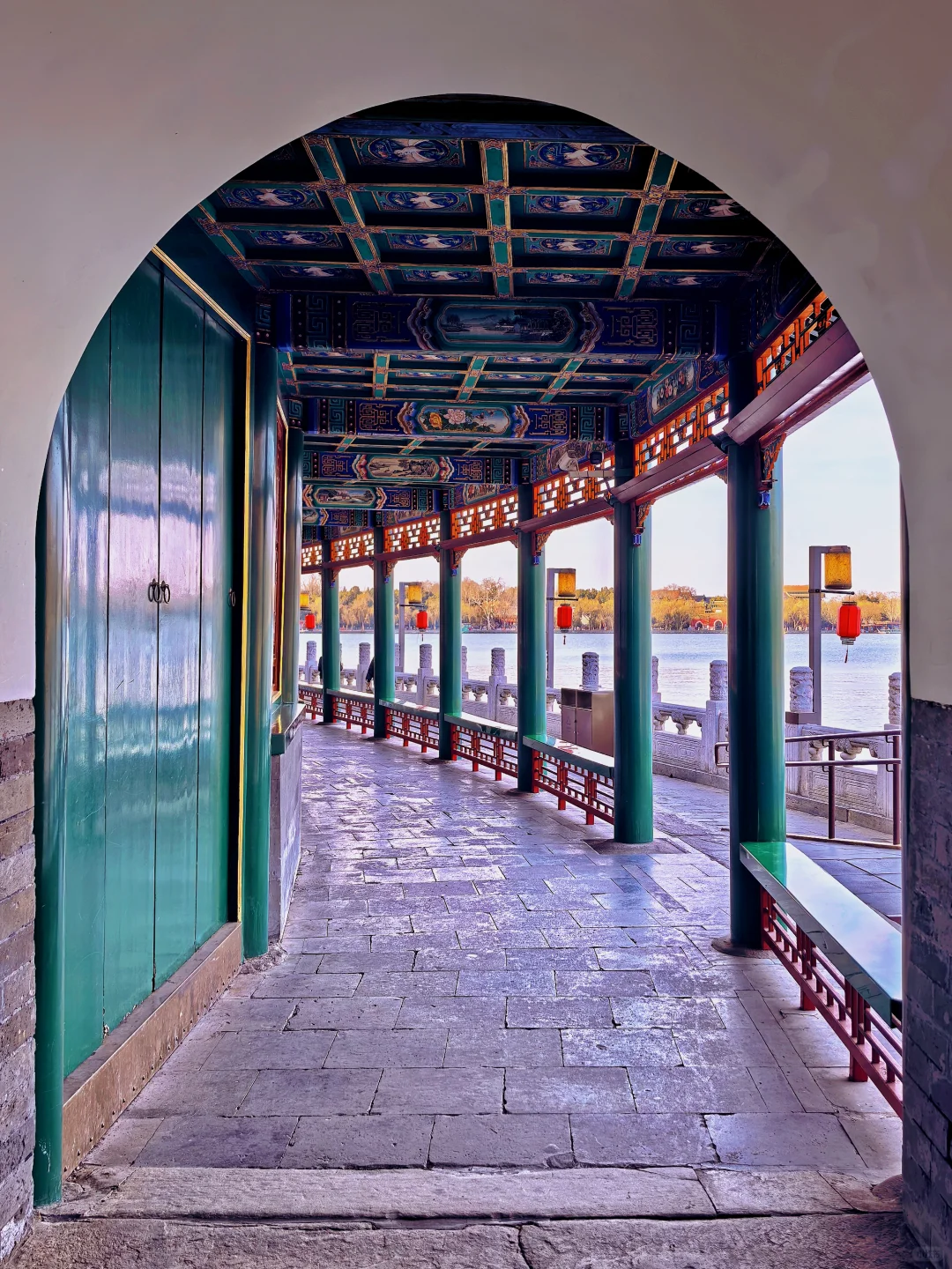 烟花三月下北海,不愧是老祖宗的🌸园!