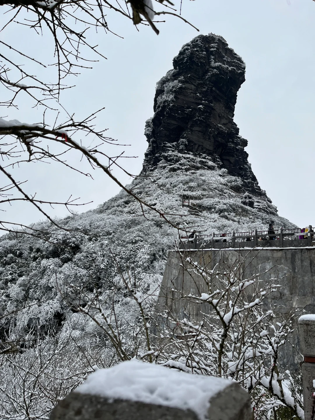 贵州梵净山，运气爆表的雪景高山