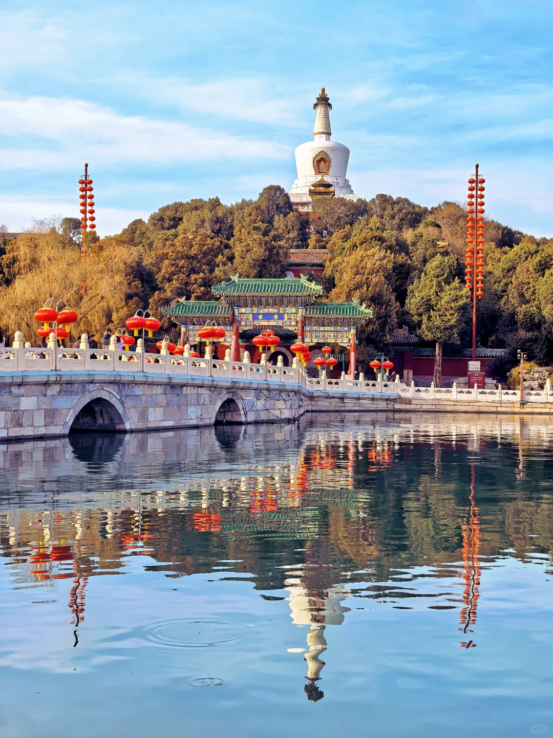 烟花三月下北海,不愧是老祖宗的🌸园!