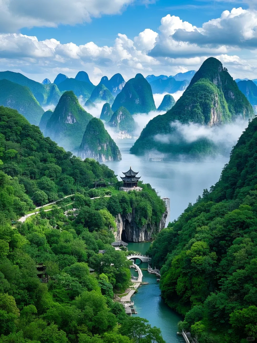 人间绝美，如入仙境。