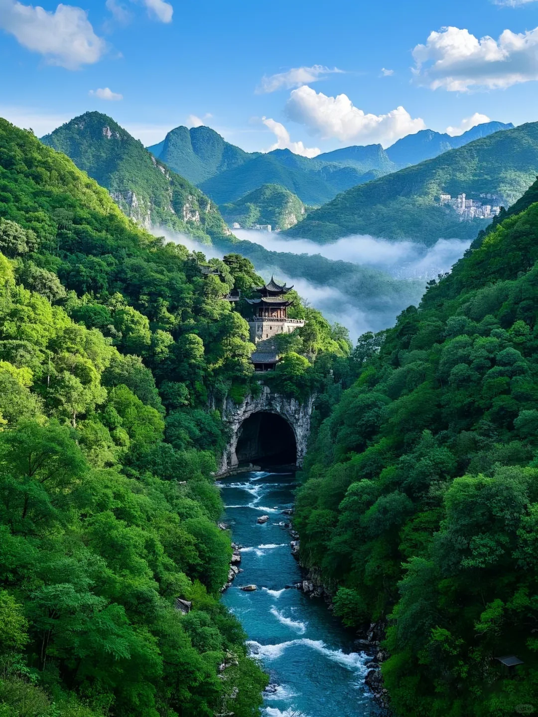 人间绝美，如入仙境。