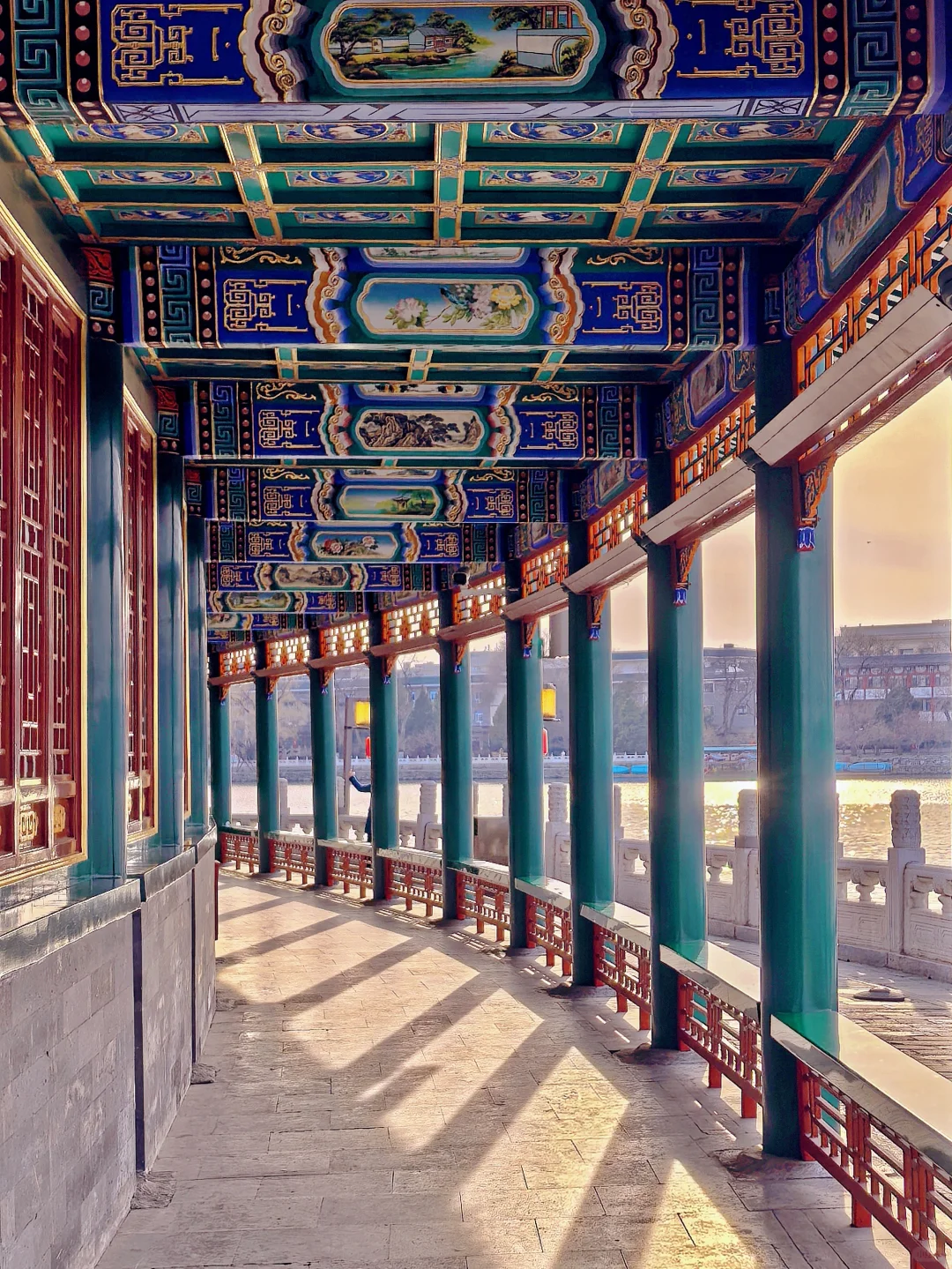 烟花三月下北海,不愧是老祖宗的🌸园!