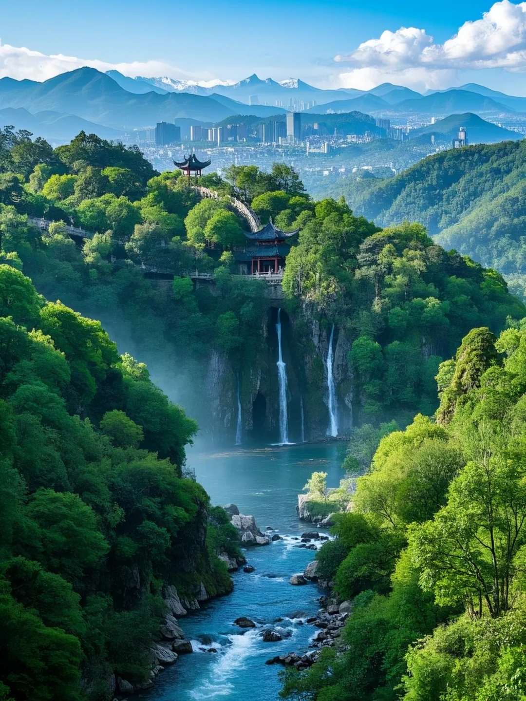 人间绝美，如入仙境。