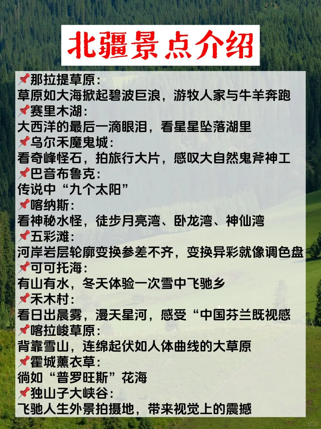 新疆旅行 | 北疆环线包车游🎈路线建议