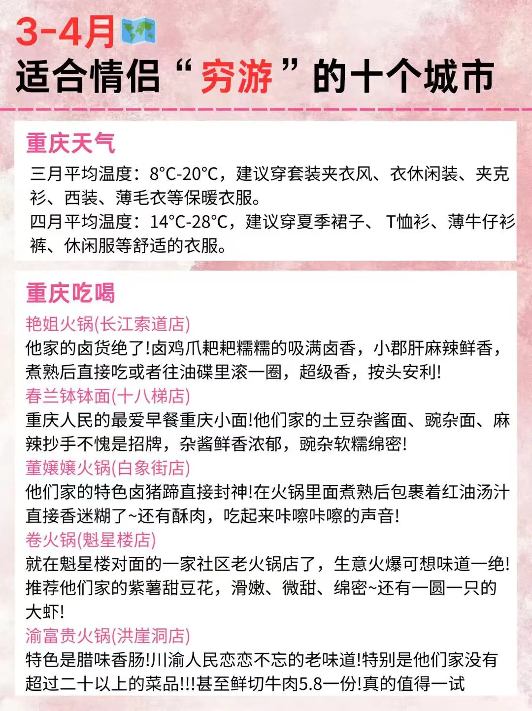 💯适合情侣💖打卡的10个“穷游”城市
