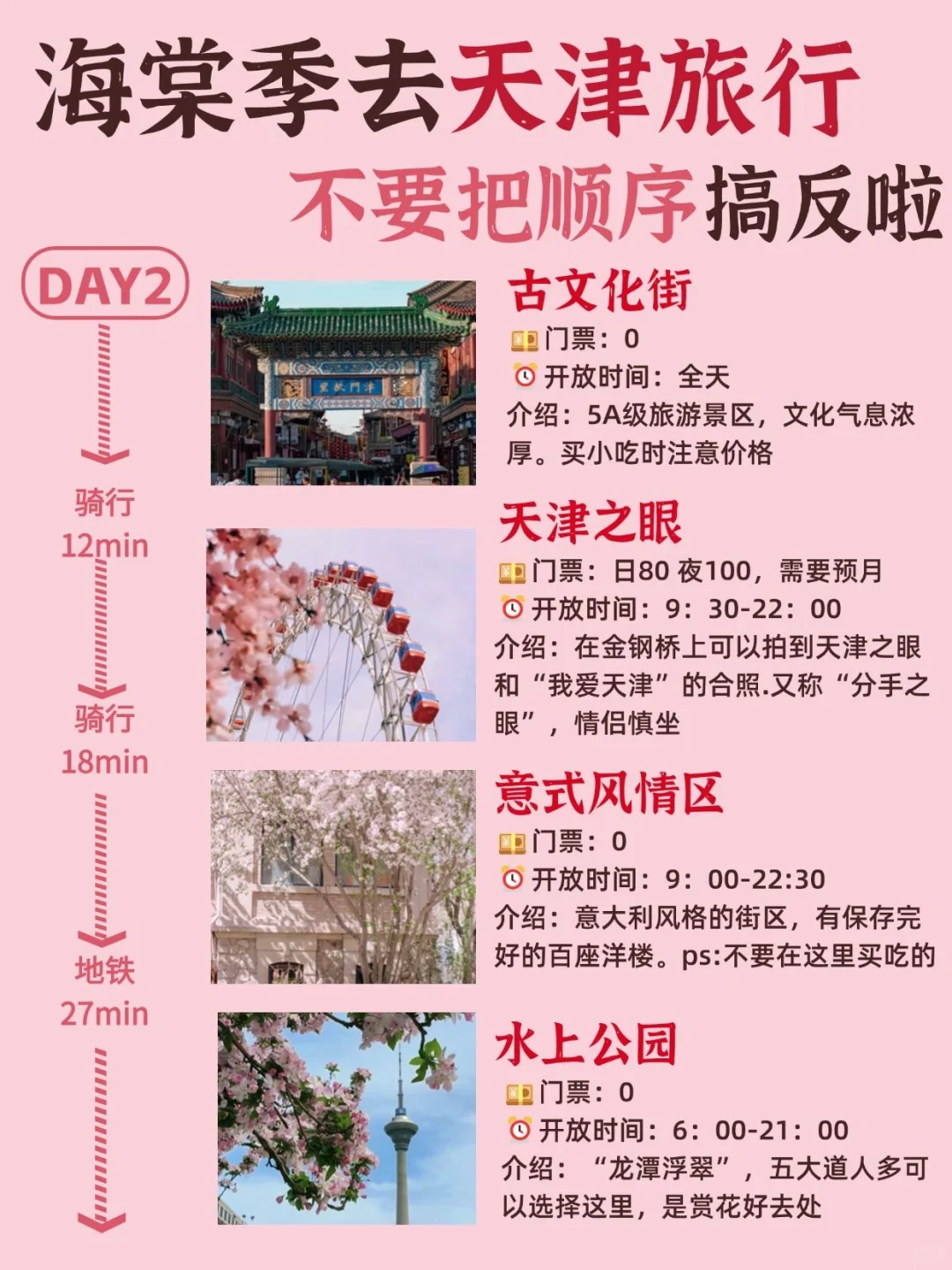 天津会奖励每一个提前做攻略的人❗️