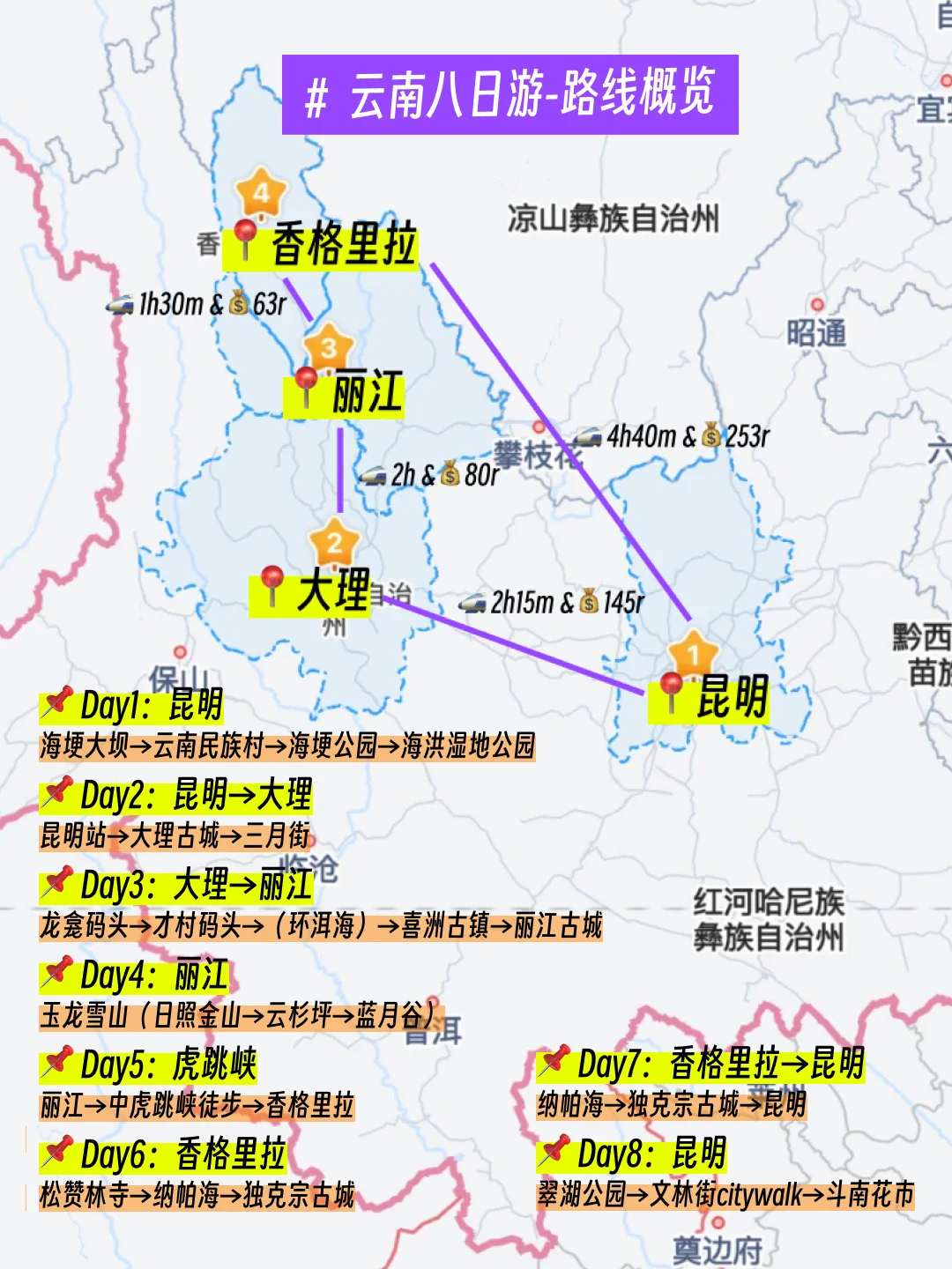 女大学生一人勇闯云南：八天七晚自由行攻略