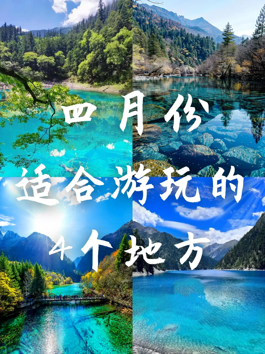 四月份适合游玩的四个地方!✨