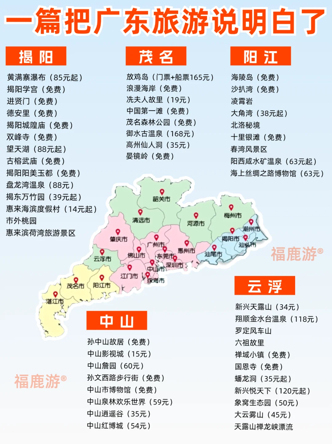 终于把广东旅游说明白了！看这一篇就够了！