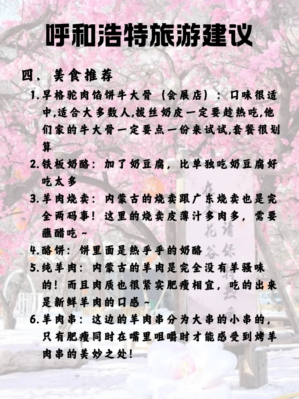 呼和浩特旅游攻略🔥第一次去🤔不会玩⁉