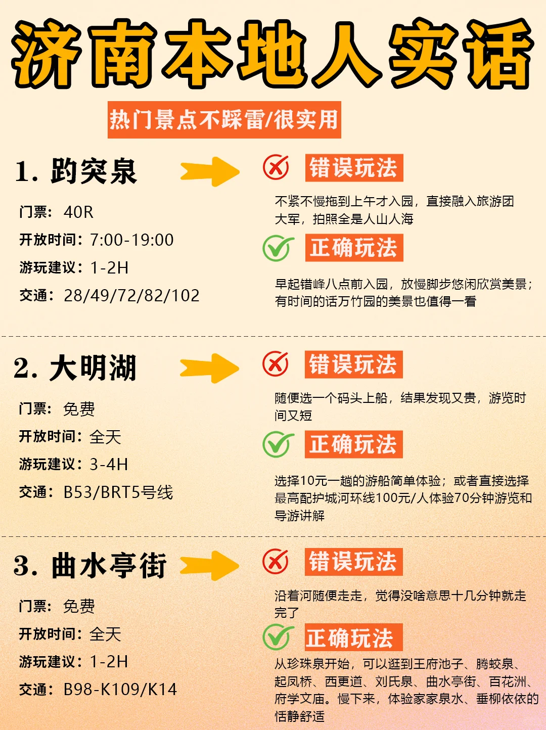 来济南旅游前❗️听话点本地人大实话❗️❗️