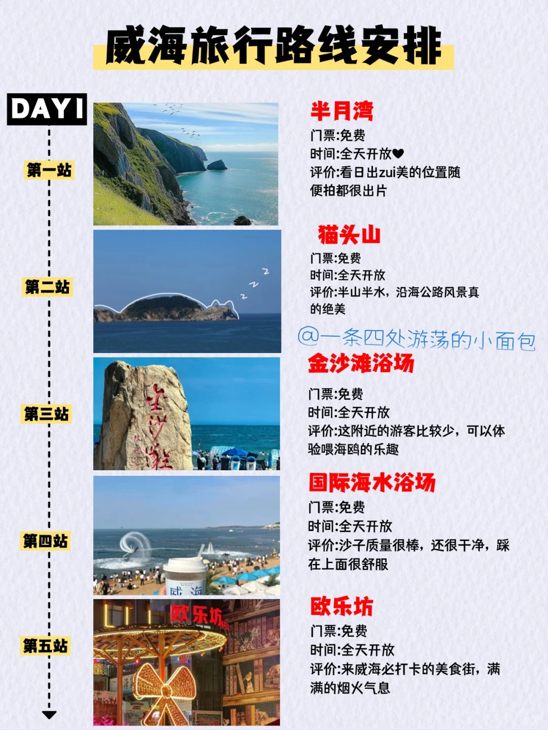 威海旅游✔️三天两夜保姆级攻略‼️