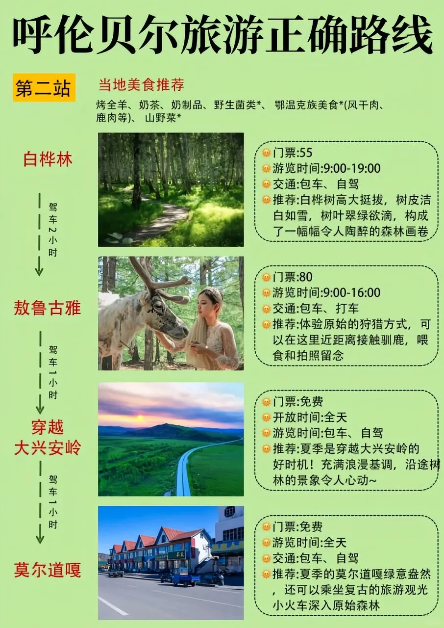 呼伦贝尔最佳旅游攻略