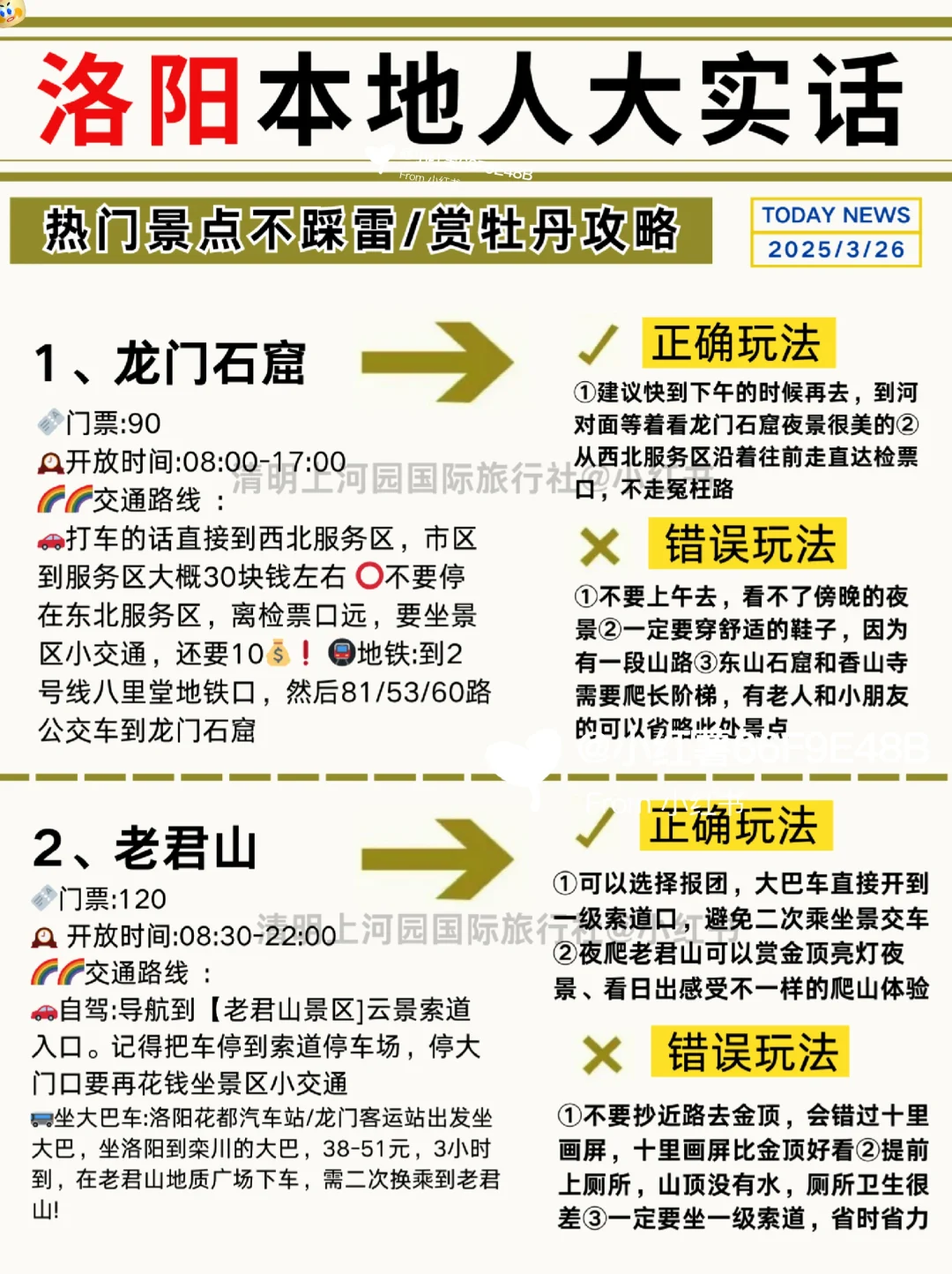 洛阳本地人说的大实话💢码住备用，重点多