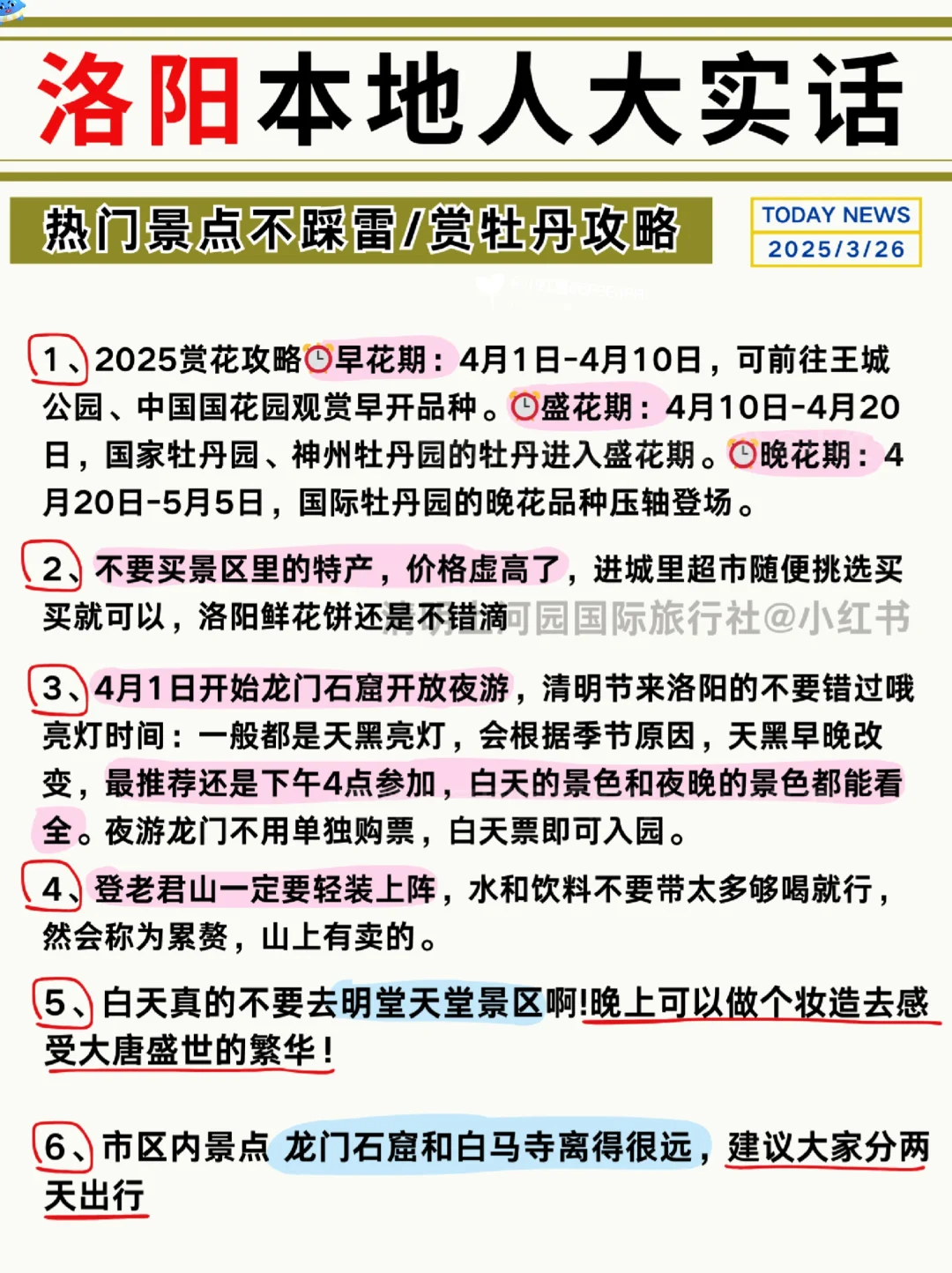 洛阳本地人说的大实话💢码住备用，重点多