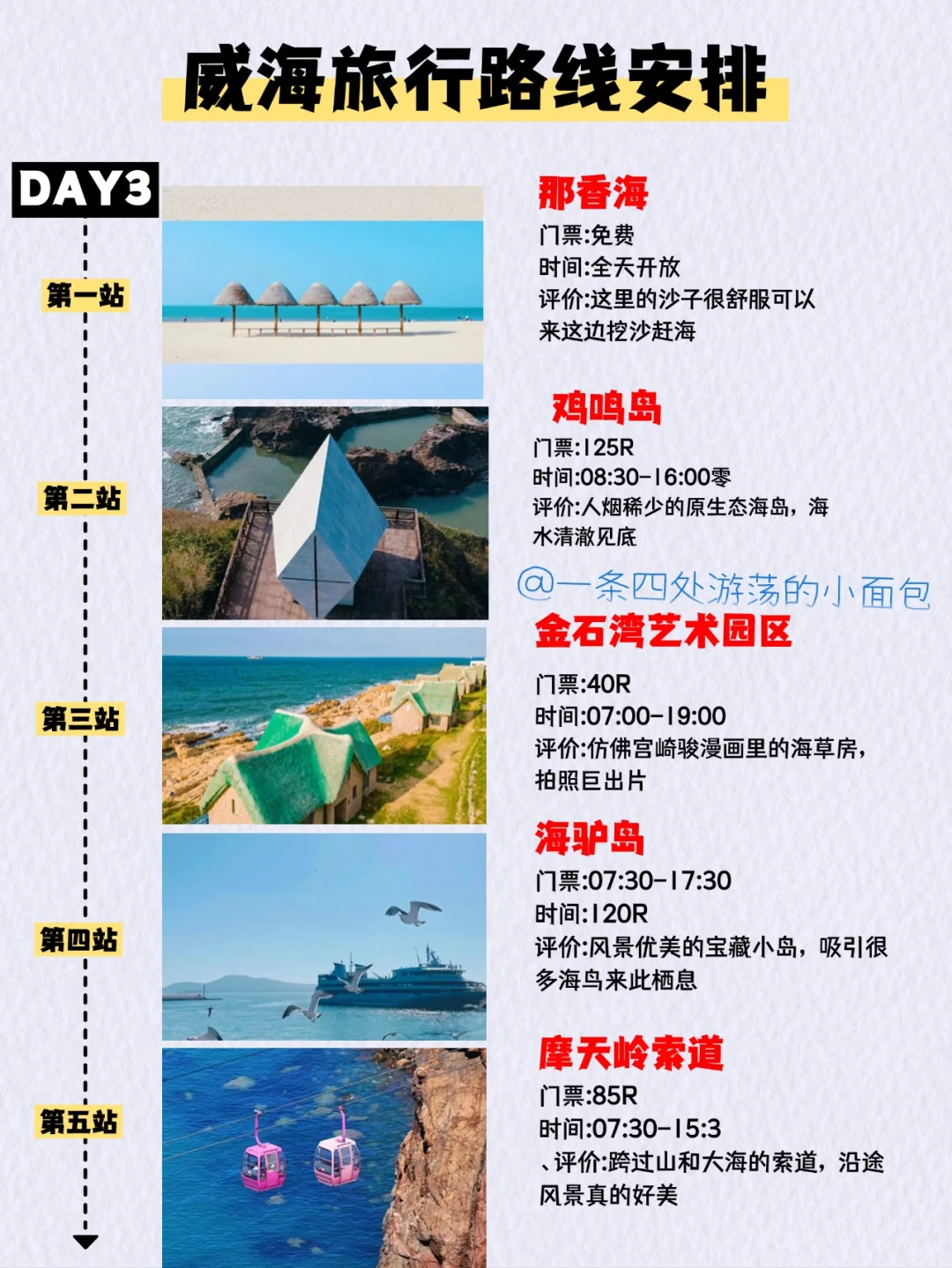 威海旅游✔️三天两夜保姆级攻略‼️
