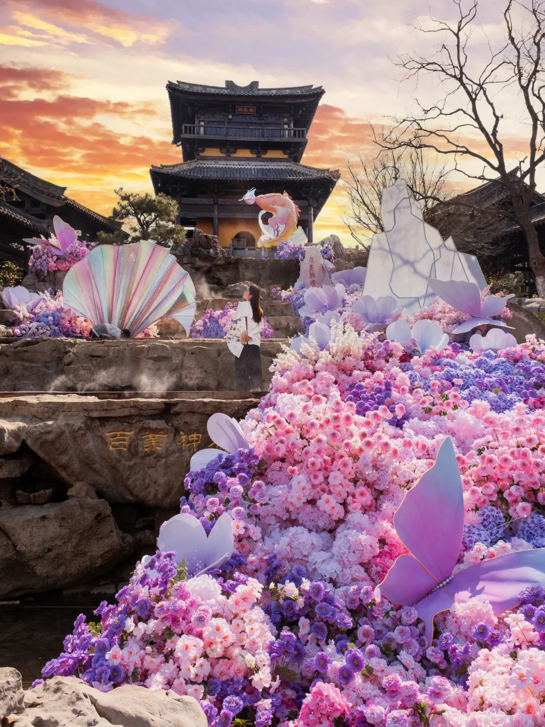 今年为止，我最喜欢的中式赏春小镇出现了‼️
