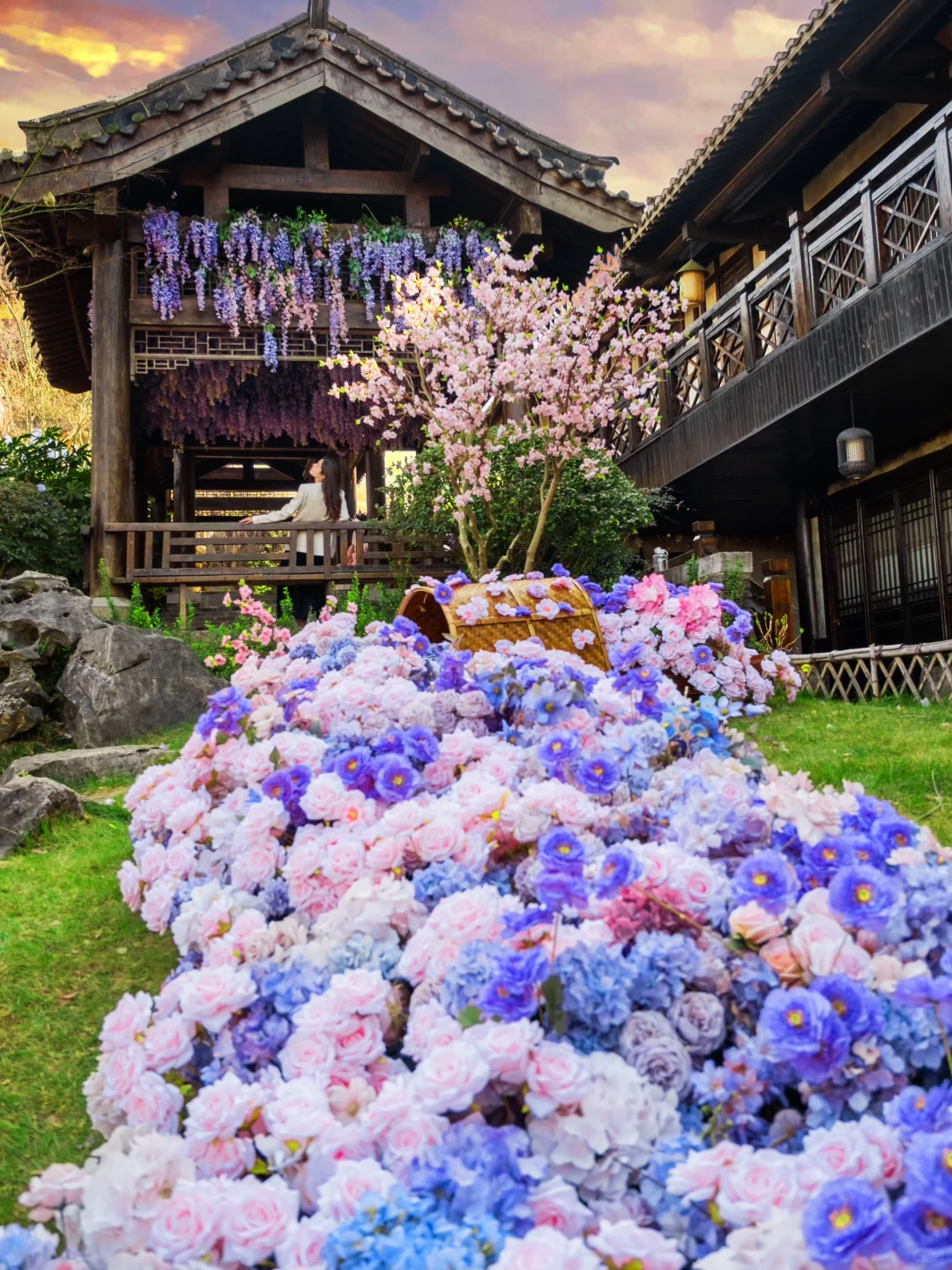 今年为止，我最喜欢的中式赏春小镇出现了‼️