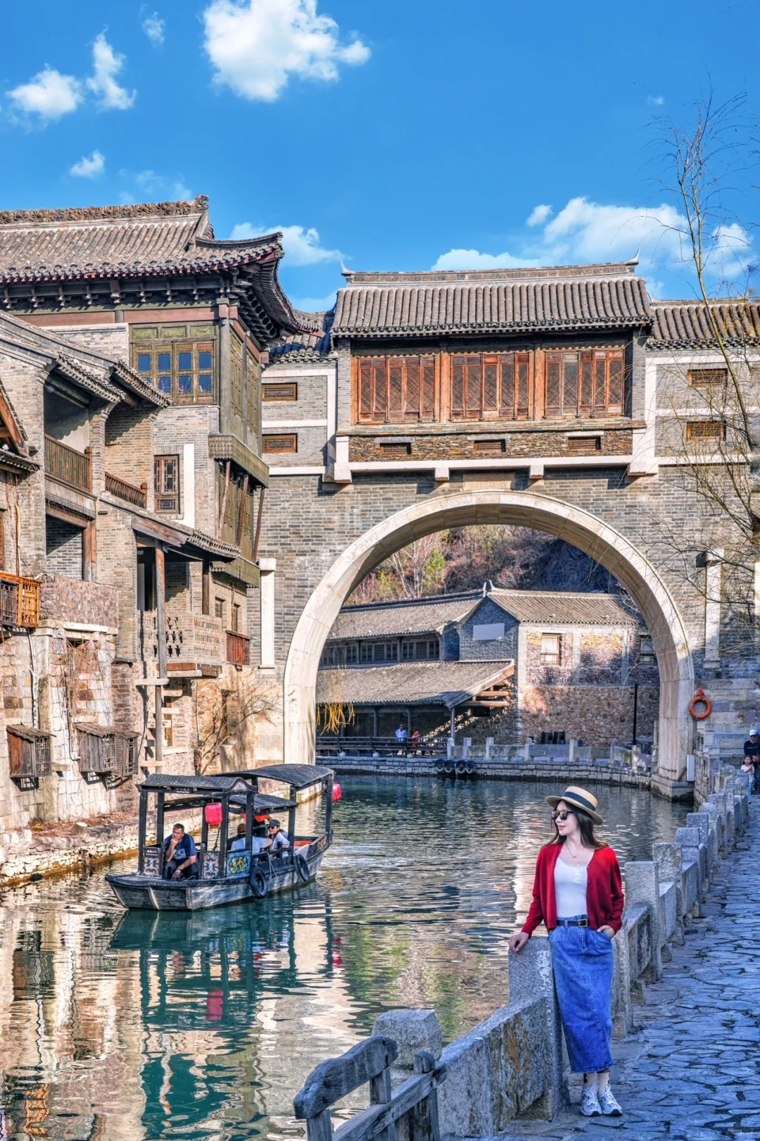 这个春天🌿总要去趟长城脚下的水乡小镇吧🛶