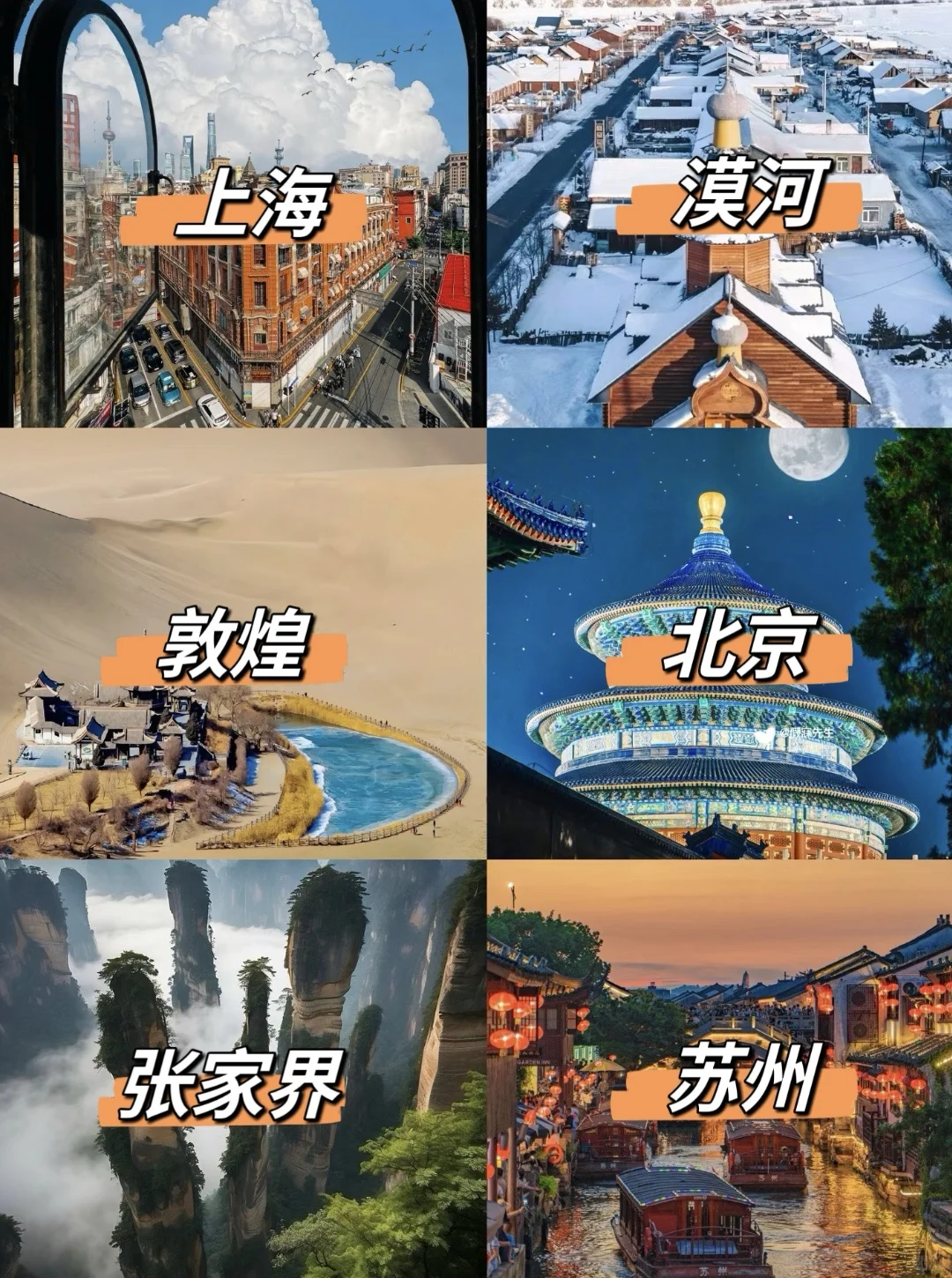 每个月最适合去旅游的城市