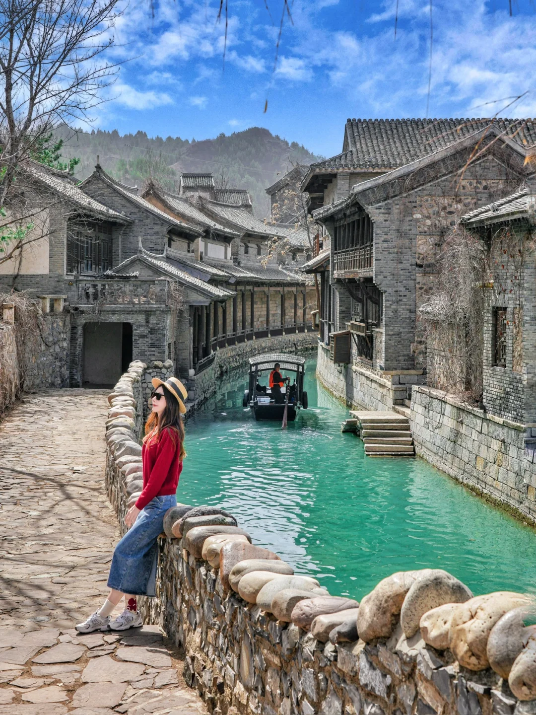 这个春天🌿总要去趟长城脚下的水乡小镇吧🛶