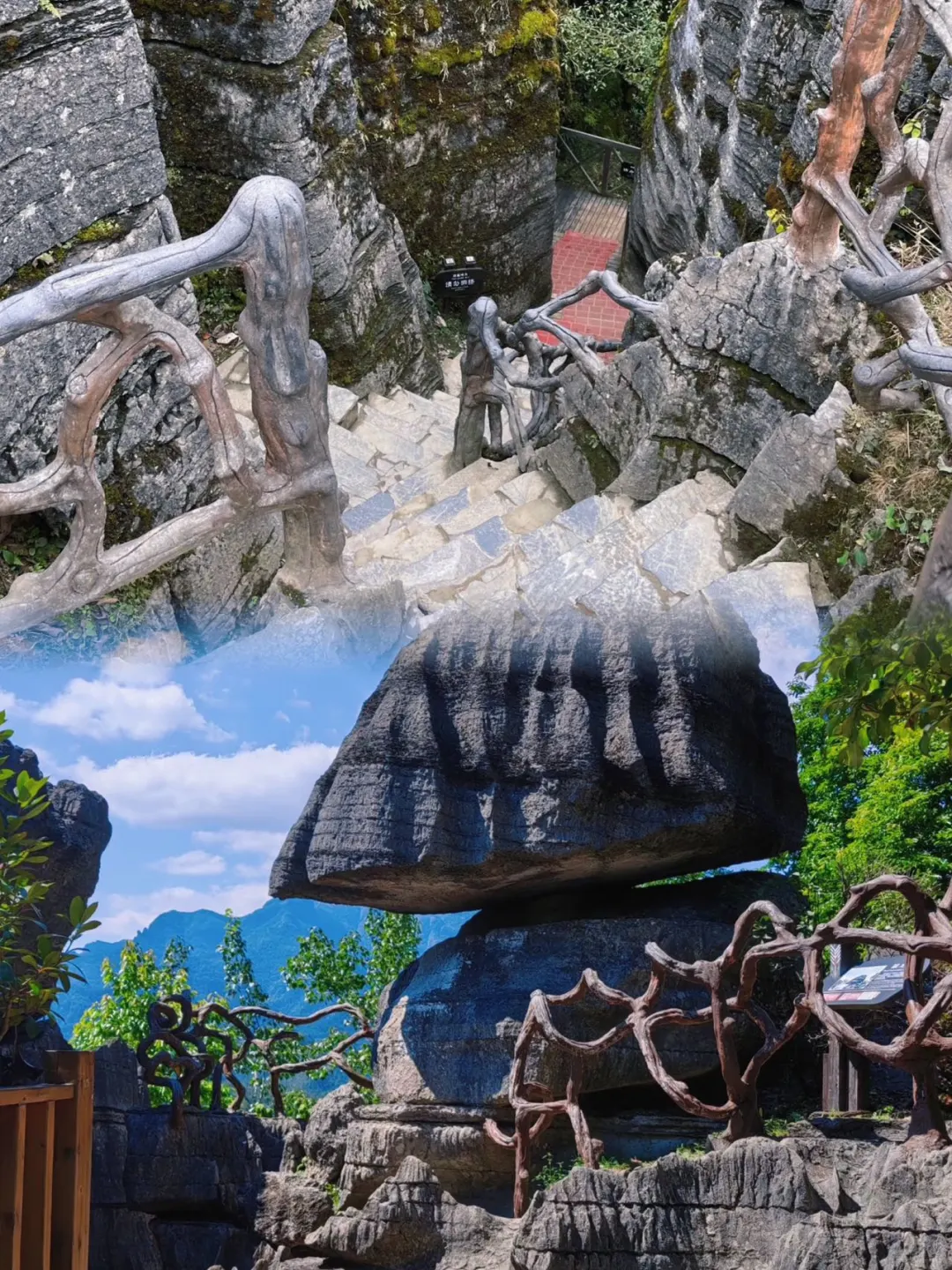梭布垭石林反向暴走攻略！318地标+空镜