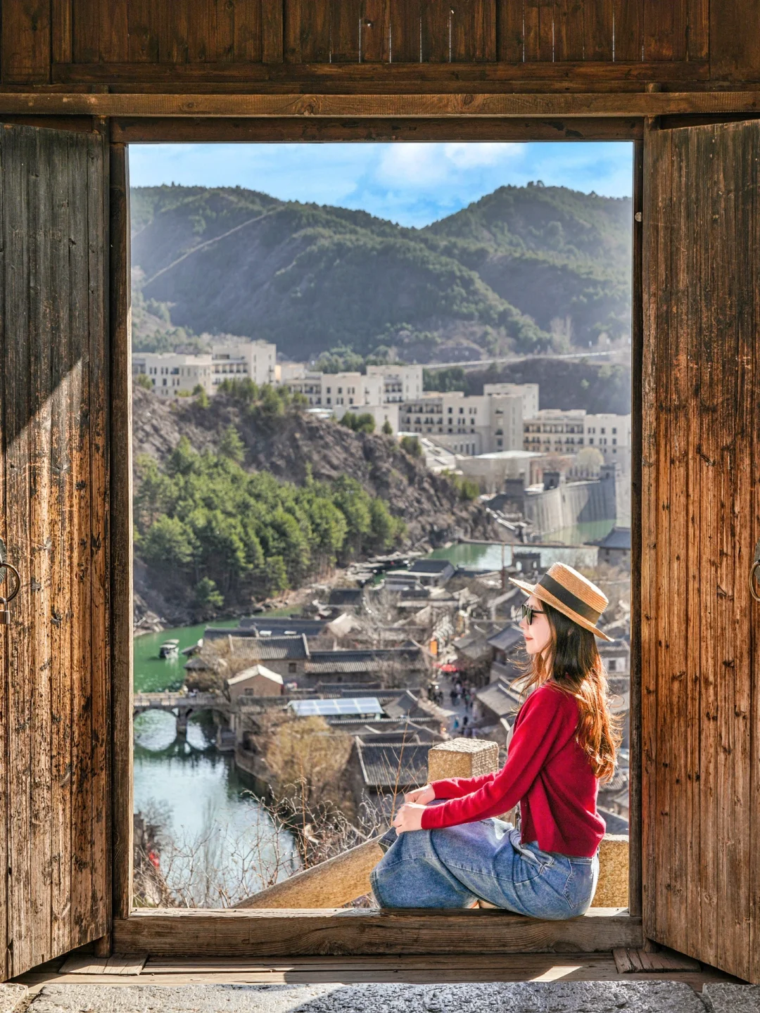 这个春天🌿总要去趟长城脚下的水乡小镇吧🛶