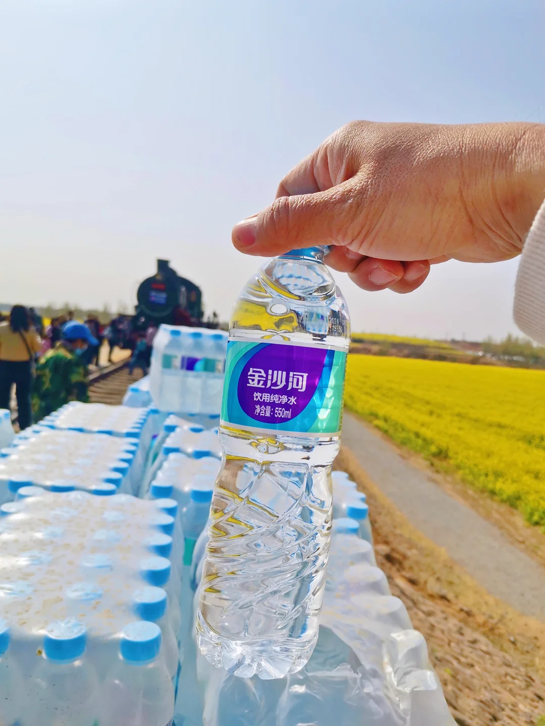 邯郸周边游：金沙河红薯岭万亩油菜花