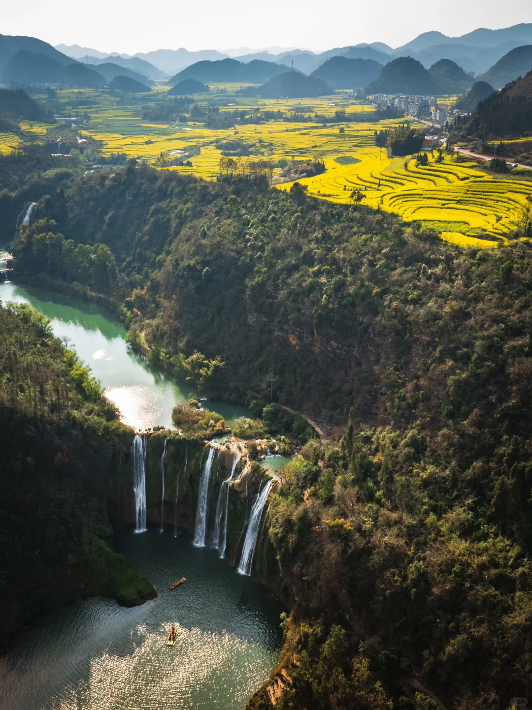 🌼云南罗平的三月，如同闯入画中