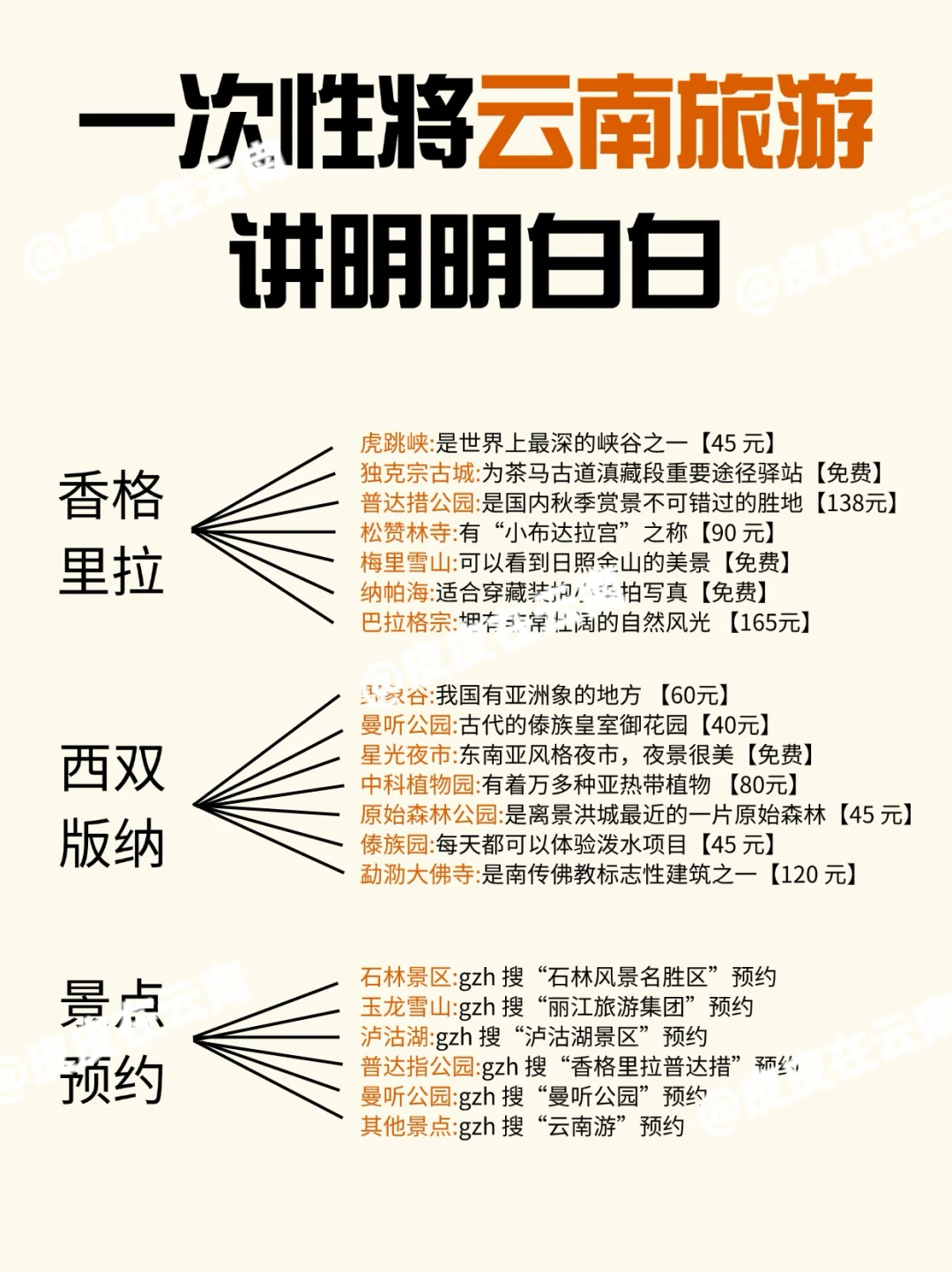 感谢小红书官方，一次性将云南旅游讲明白！