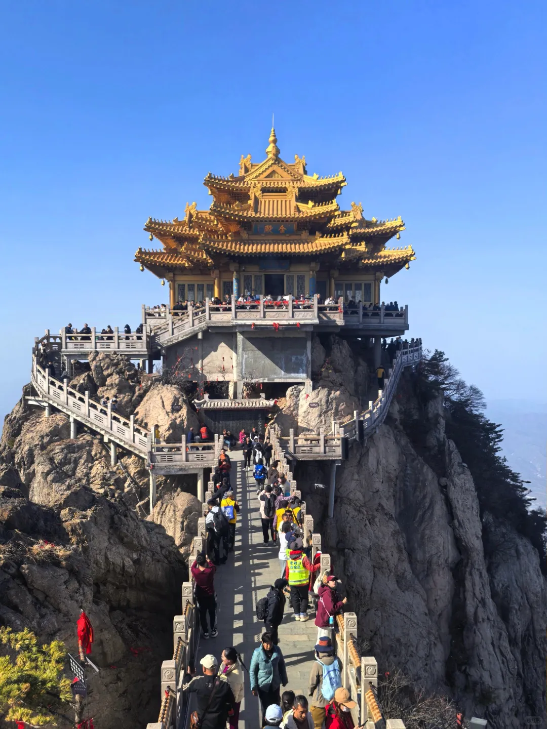 3.24号老君山实况，爬完实在太热了…