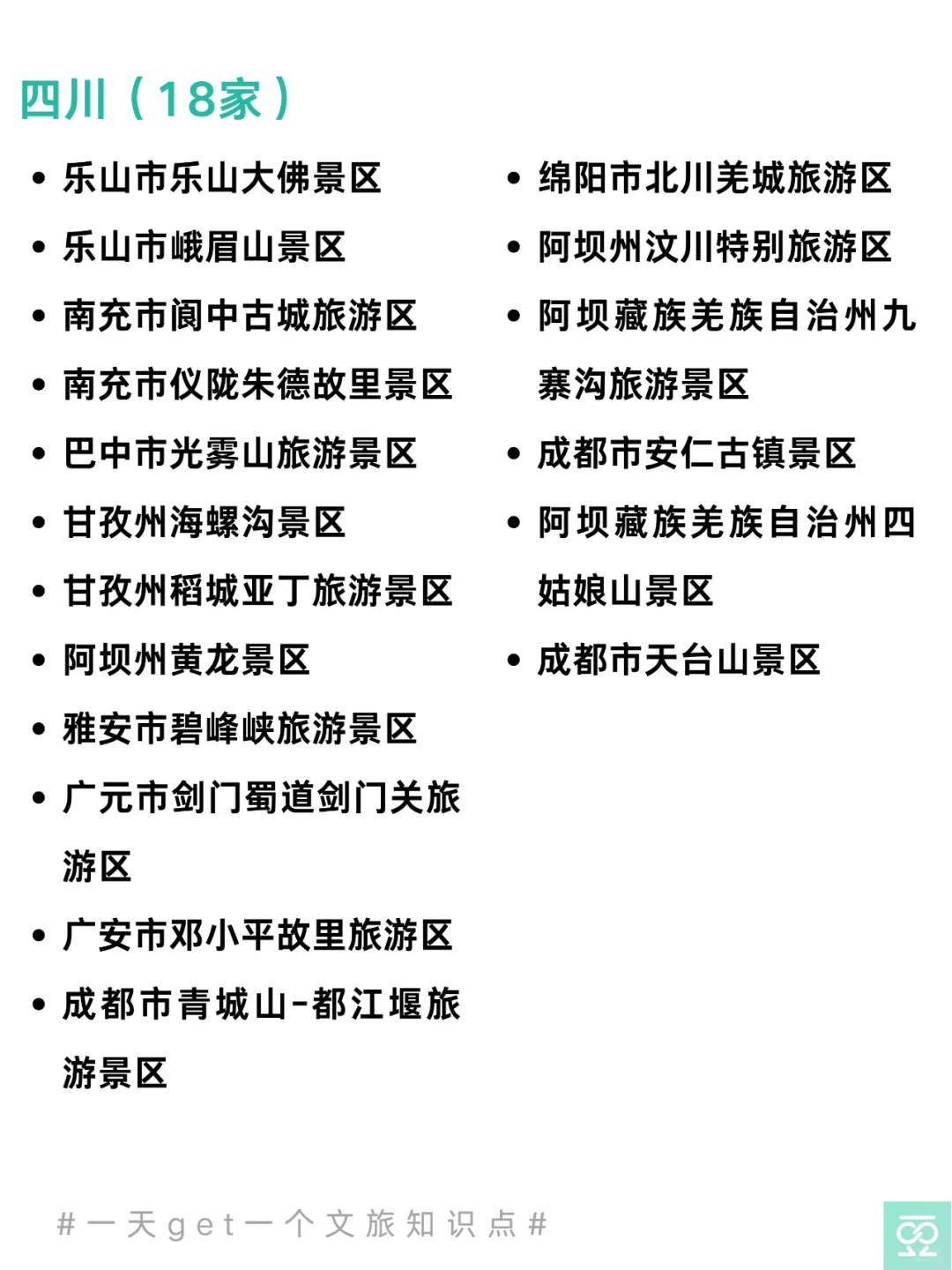 💥收藏！全国5A级旅游景区名单