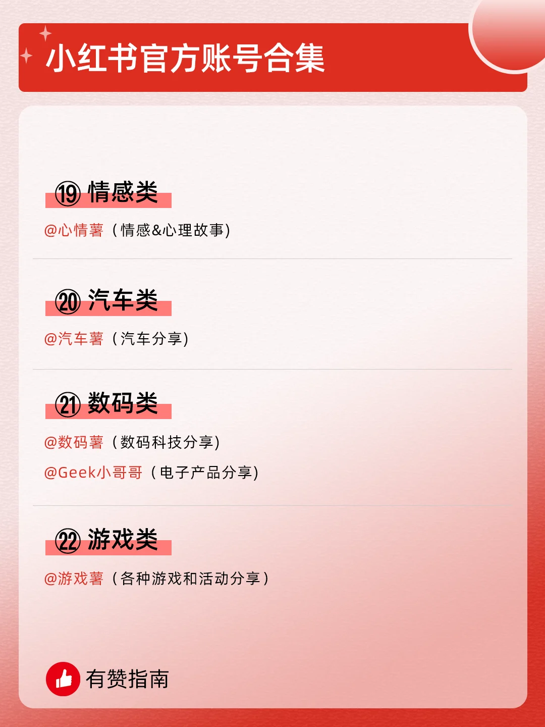 💯小红书官方号超全合集！新媒体运营必备